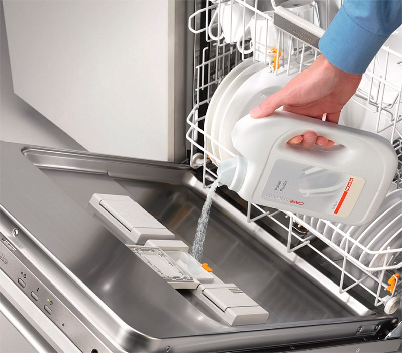 Sertarul de detergent