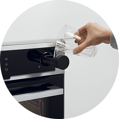 Limpeza do forno a vapor