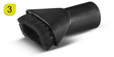 Cepillo ovalado de cepillado corto