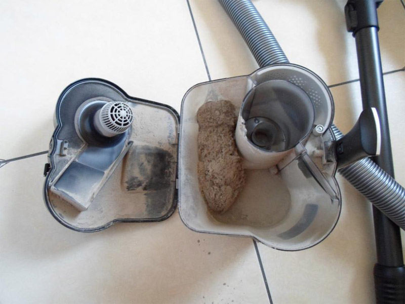 Contenedor después del trabajo